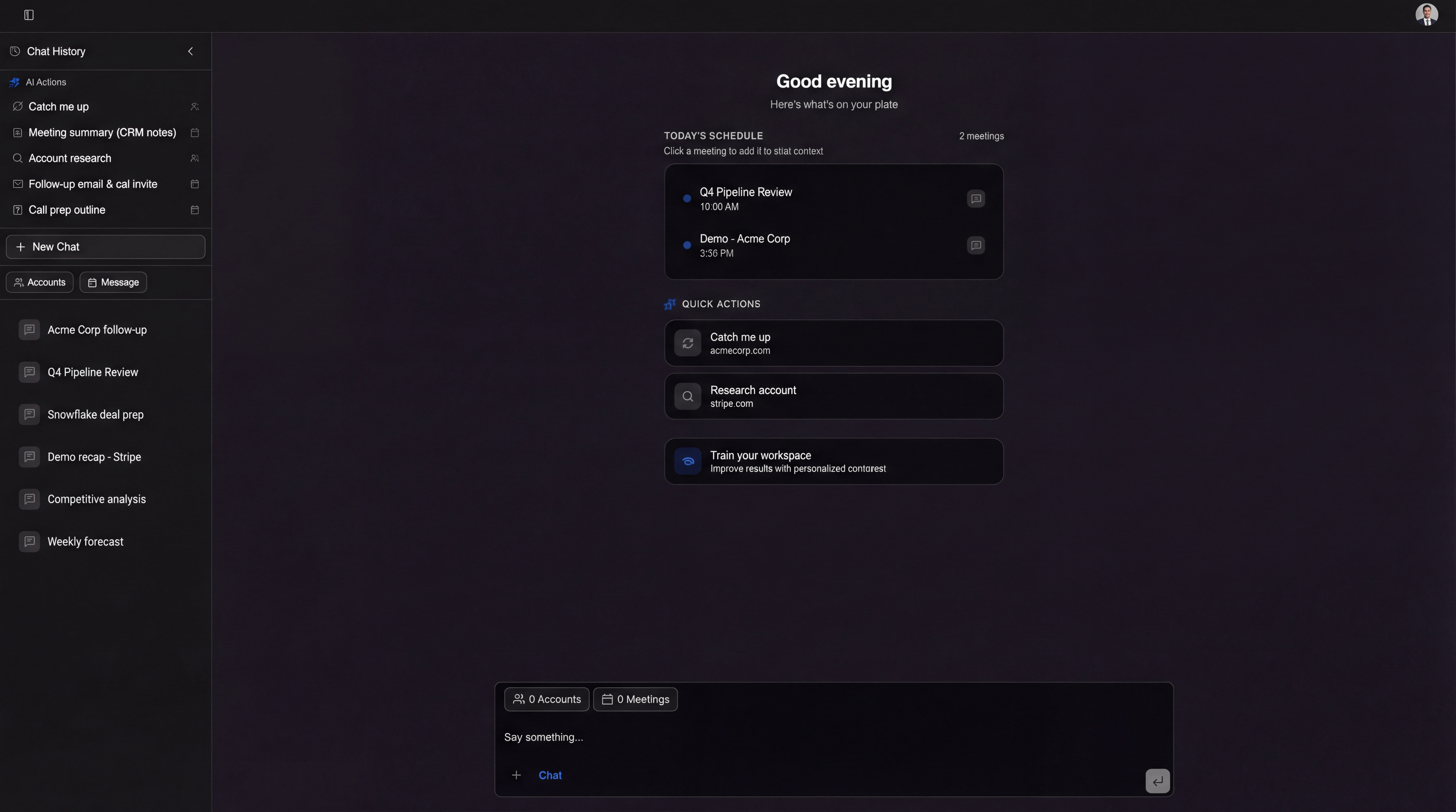 Rithim AI Sales Platform